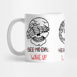 Three Wise Skulls Mug